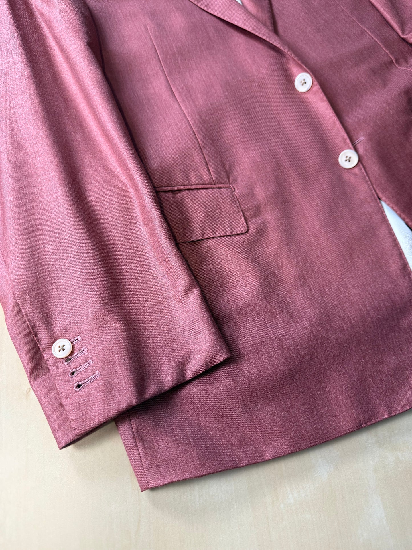 Giacca Corneliani cashmere e seta rosso corallo - tg. 54