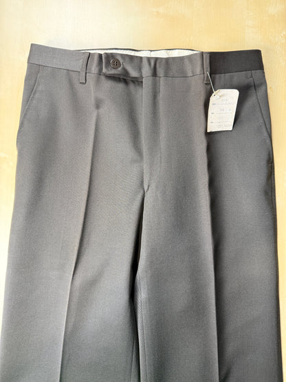 Pantaloni anni ‘70 twill pettinato marrone (NOS) - tg. 44