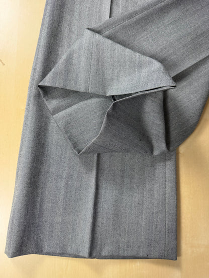 Completo 3 pezzi anni '70 herrigbone grigio - tg. 44