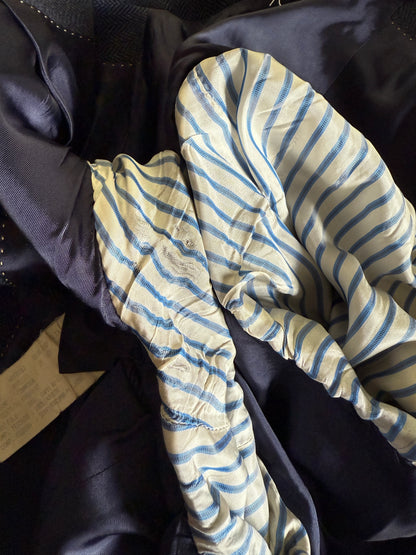 Giacca in puro cashmere spigato tessuto Loro Piana - tg. 50