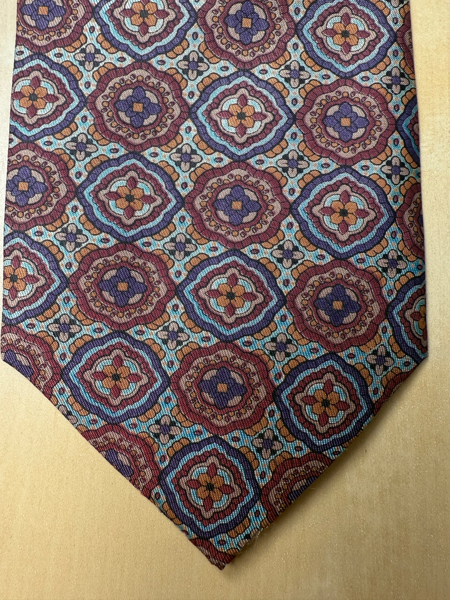 Cravatta fantasia rosette mandala