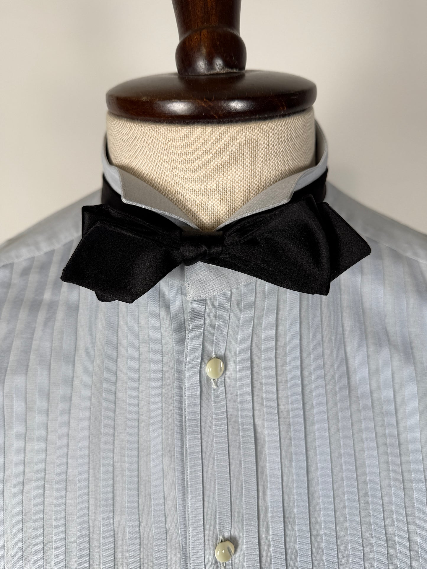 Camicia da smoking Dior Monsieur vintage azzurra - tg. S collo 40