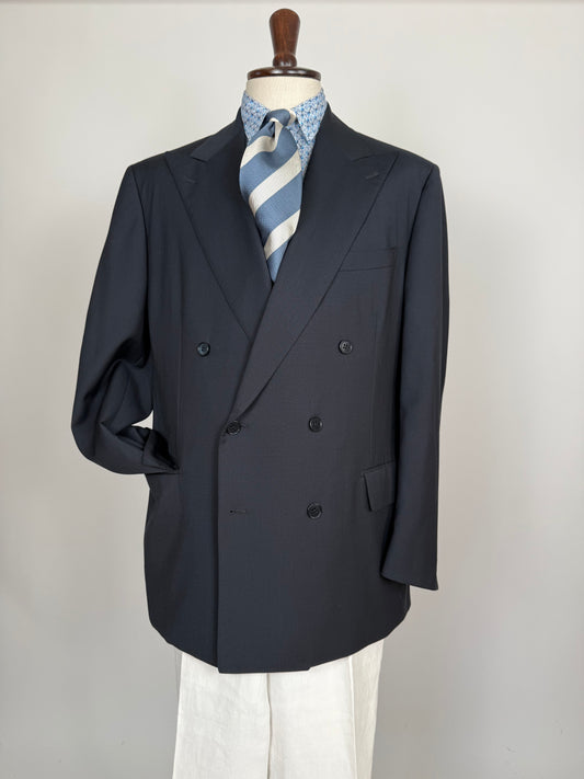 Giacca doppiopetto Cantarelli MTM fresco lana blu - tg. 56