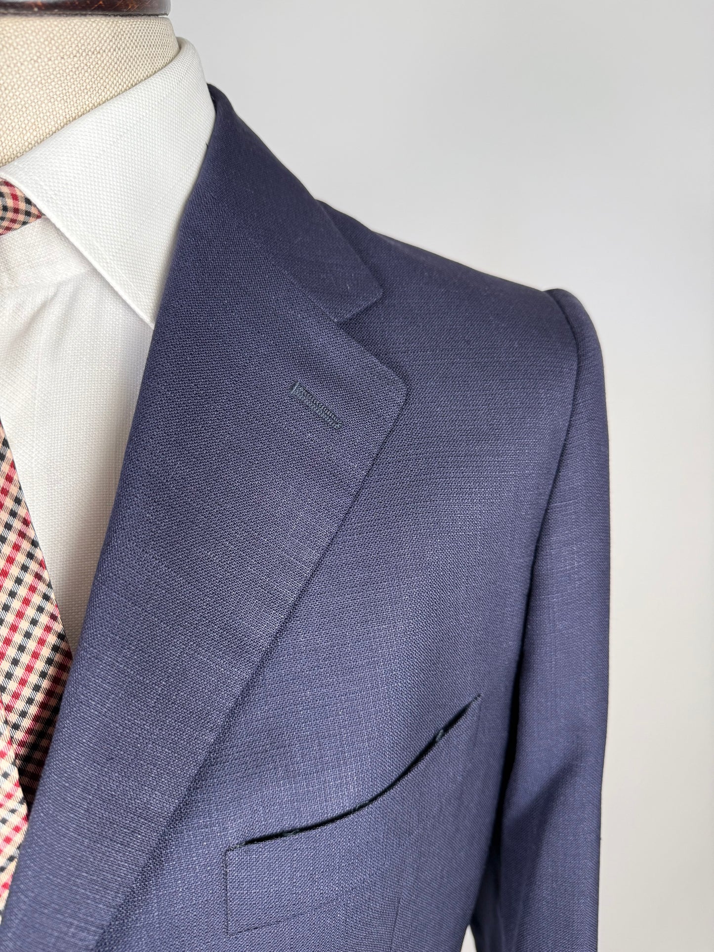 Giacca Aquascutum estiva hopsack blu- tg. 48