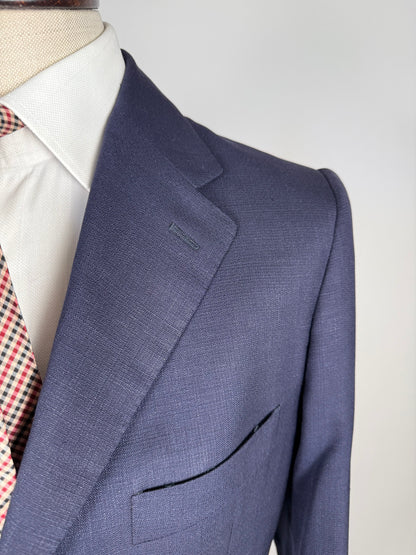 Giacca Aquascutum estiva hopsack blu- tg. 48
