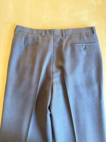 Completo doppiopetto anni ‘70/‘80 flanella principe di Galles (NOS) - tg. 48