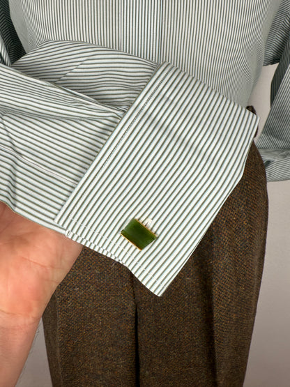 Camicia Brooks Brothers a righe con polsini da gemelli - tg. L collo 16 (42)