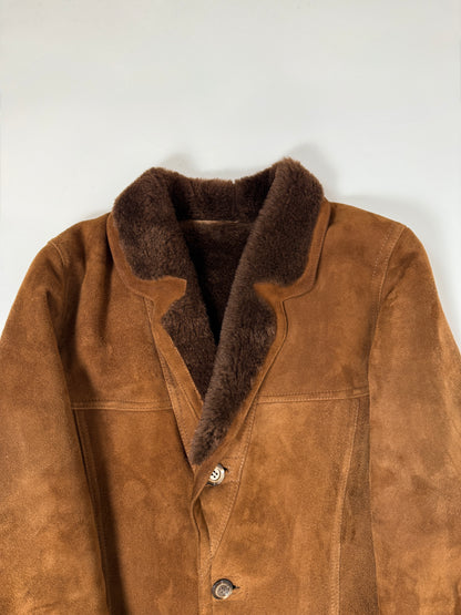 Shearling marrone anni ‘70 - tg. 50-52 (L)