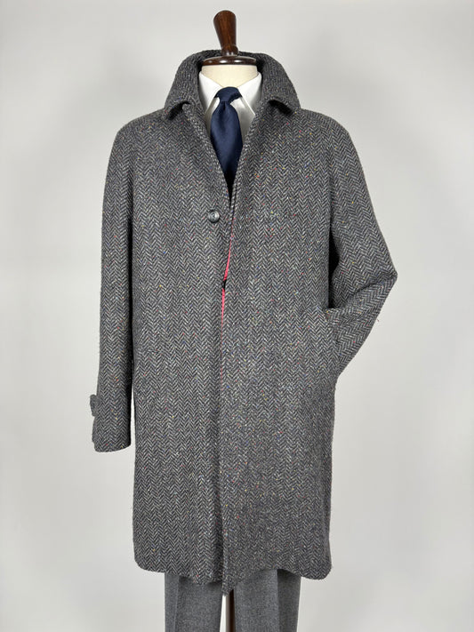 Cappotto raglan De Paz in donegal tweed - tg. 56-60
