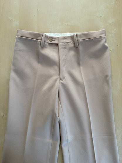 Completo anni ‘70 twill pettinato beige - tg. 42/44