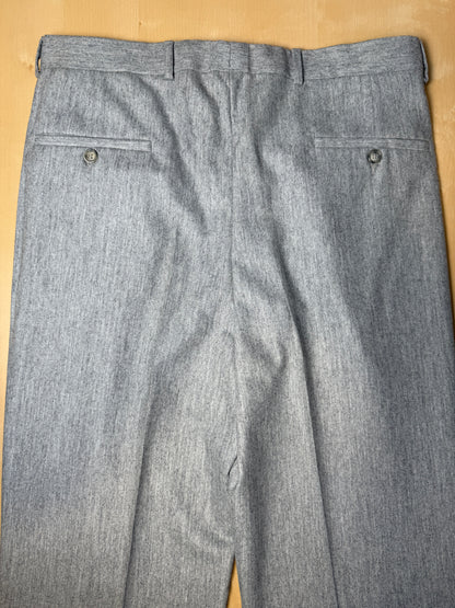 Pantaloni anni ‘80 flanella grigio chiaro (NOS) - tg. 48