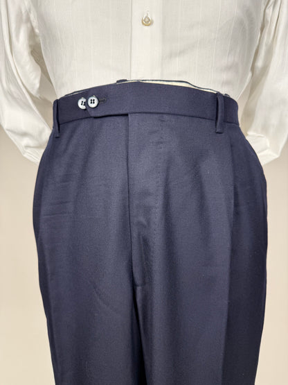 Completo sartoriale anni ‘80 flanella lana e cashmere - tg. 62
