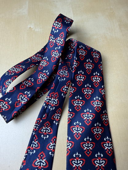Cravatta anni ‘60/‘70 gigli