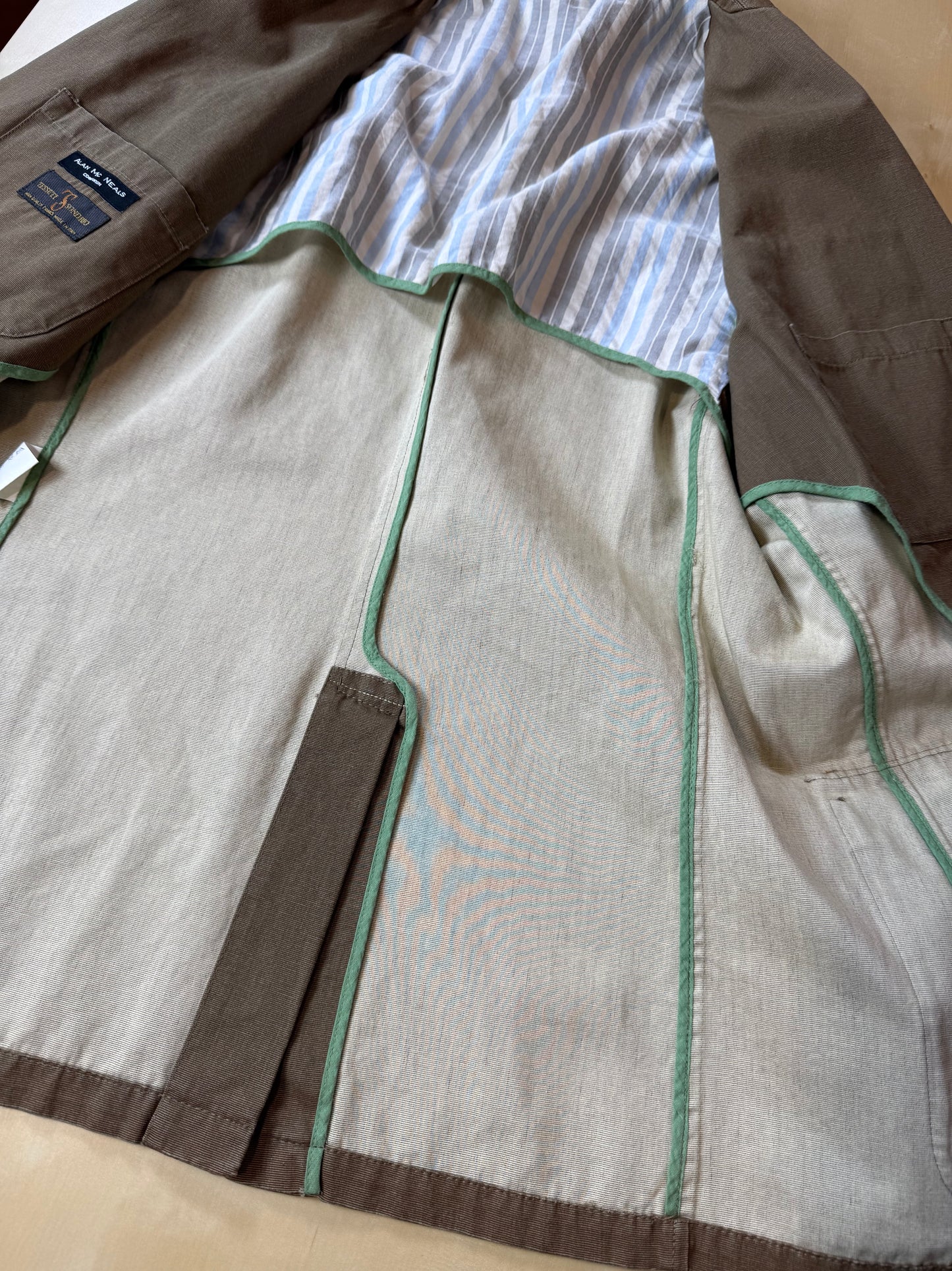 Giacca stile militare/sahariana in tela di cotone (nuova) - tg. 54
