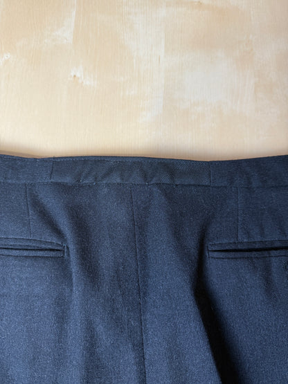 Completo anni ‘60 sartoriale flanella antracite - tg. 46