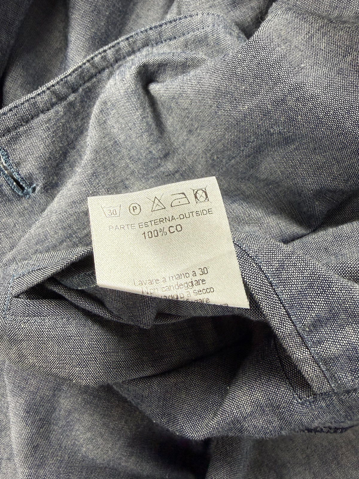 Giacca estiva De Paz in cotone chambray - tg. 58