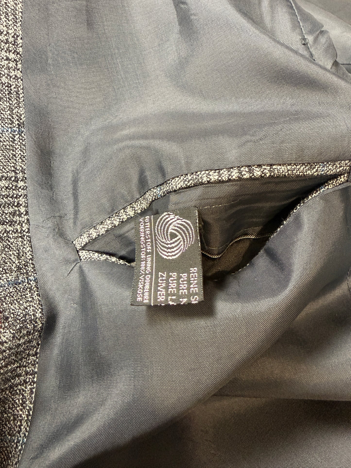 Giacca doppiopetto anni ‘80 principe di Galles - tg. 50