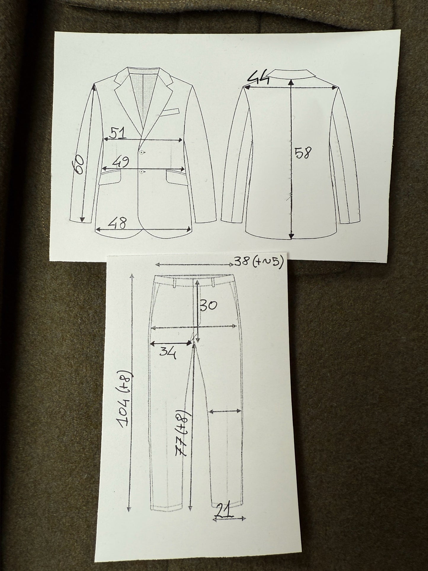 Uniforme battle dress Esercito Italiano anni '60/'70 - tg. 44