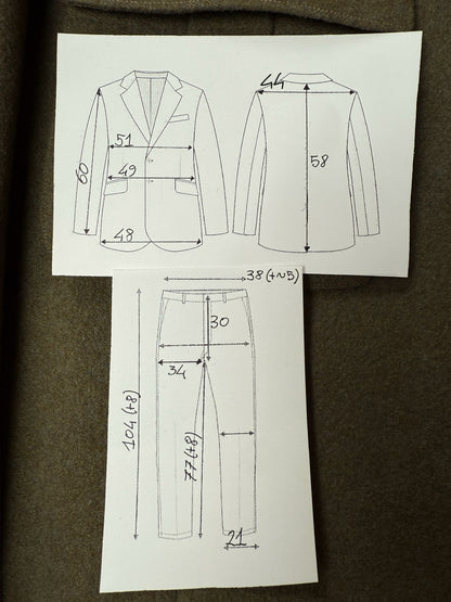 Uniforme battle dress Esercito Italiano anni '60/'70 - tg. 44