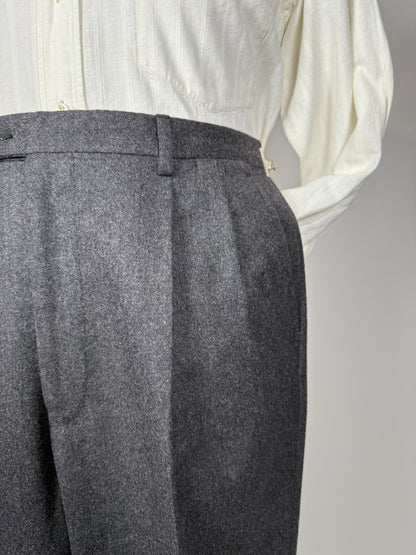 Pantaloni Burberrys flanella antracite - tg. 50