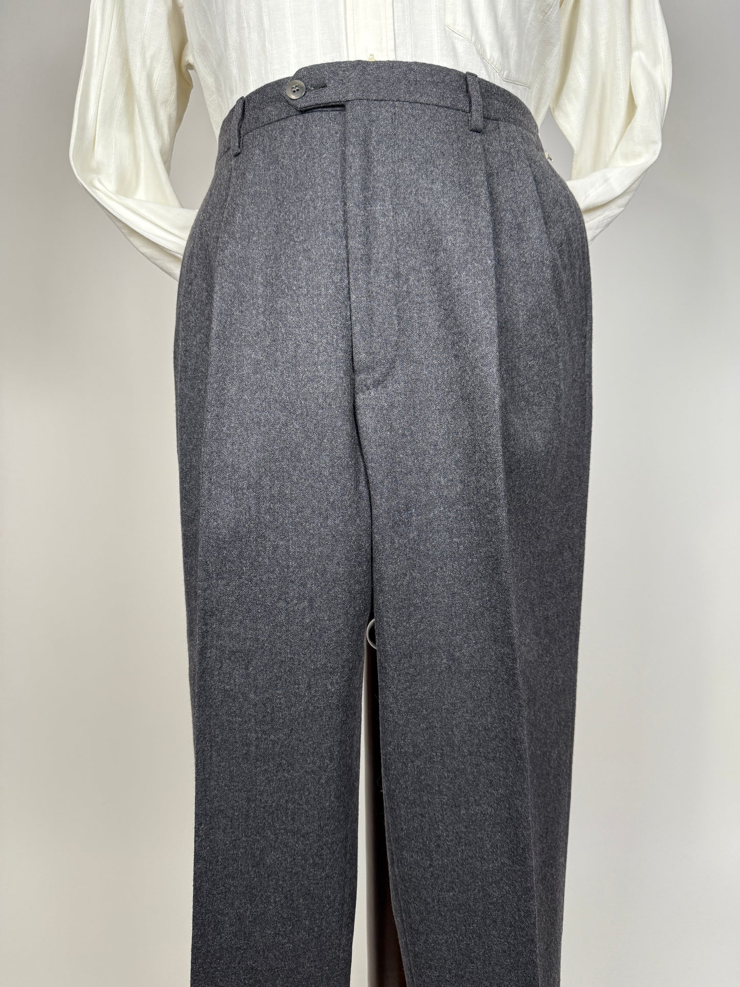 Pantaloni Burberrys flanella antracite - tg. 50