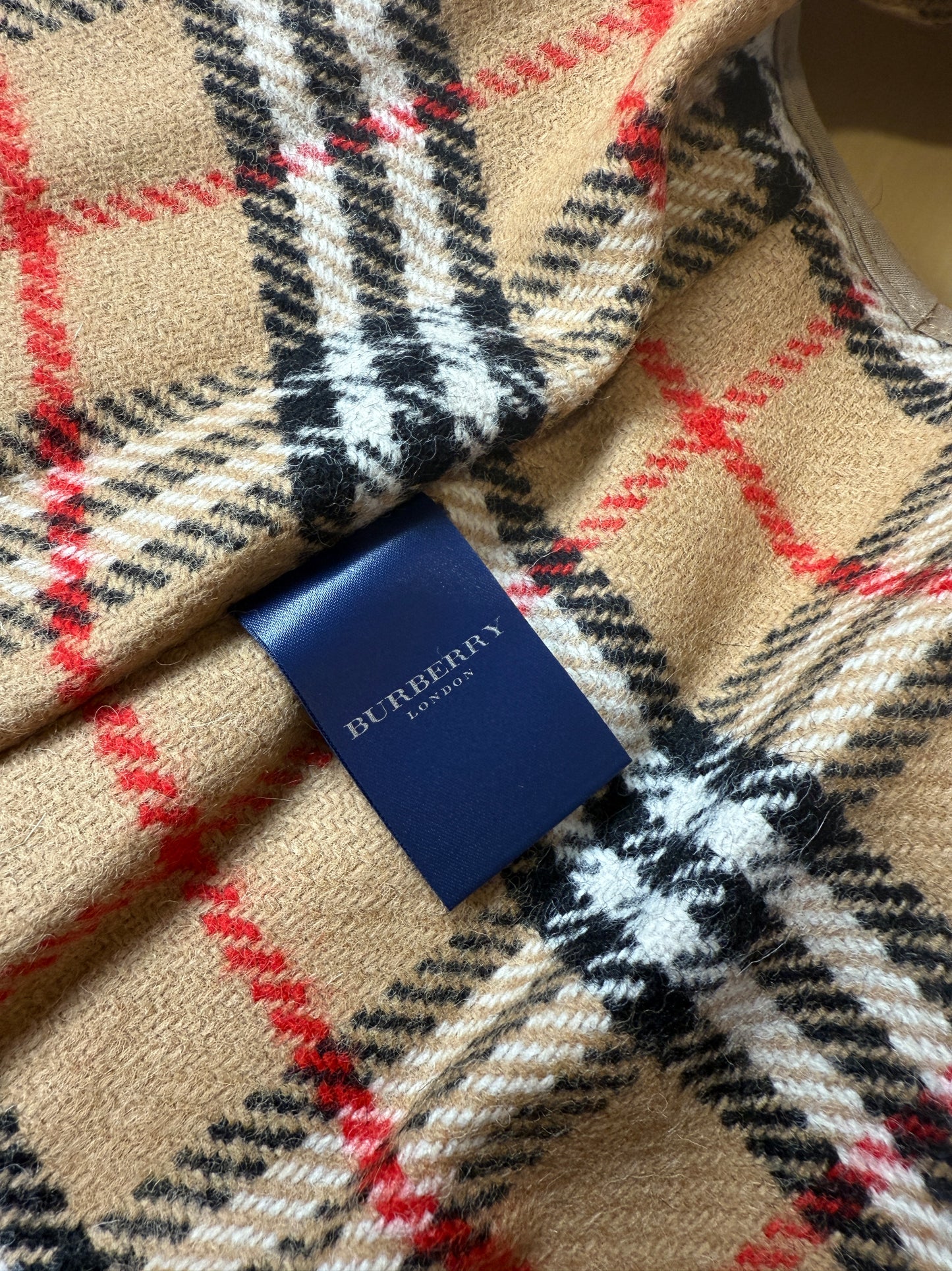 Burberry, warmer interno in pura lana per trench e impermeabili (nuovo) - tg. 50