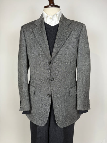 Giacca anni ‘90 herringbone grigio - tg. 48