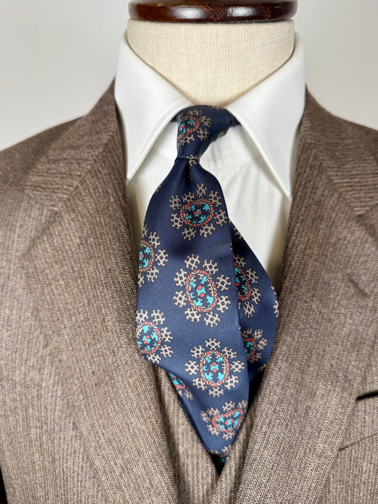 Cravatta Dior vintage medaglioni