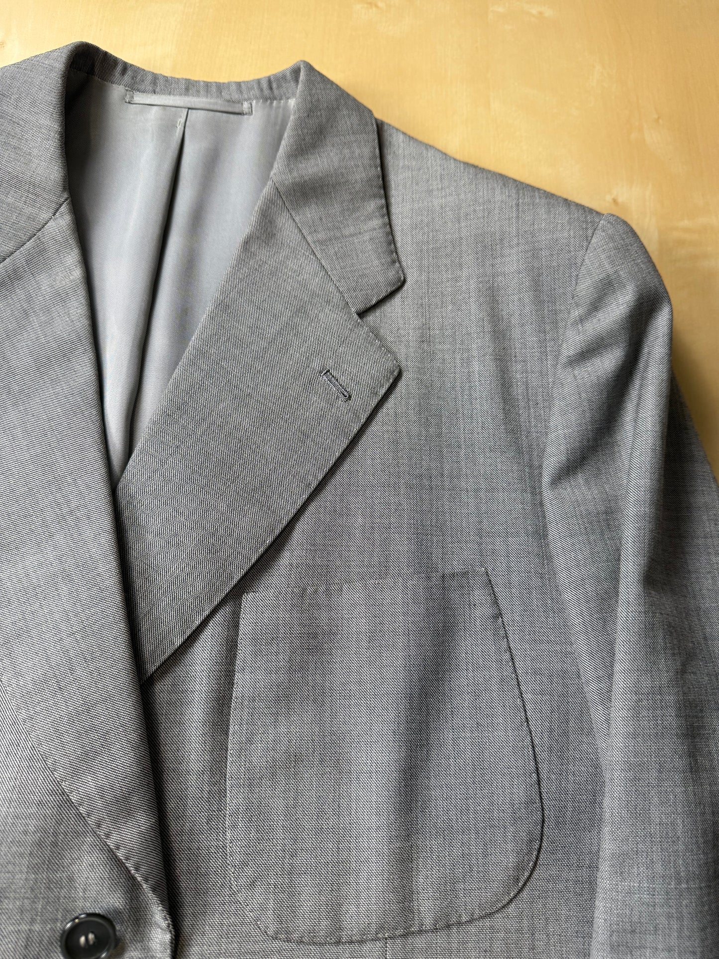 Giacca sartoriale anni '70 in grisaglia pettinata - tg. 50