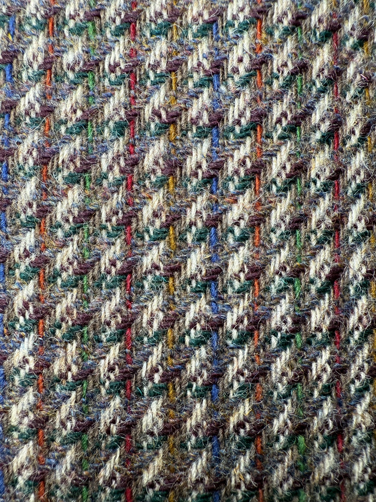 Giacca anni ‘70 in tweed multicolore - tg. 48/50