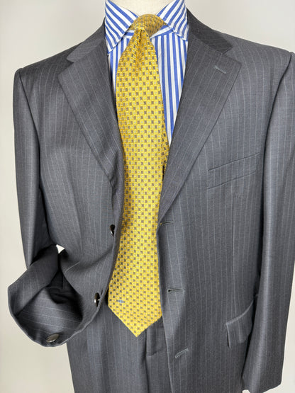 Cravatta Valentino gialla seta e lana