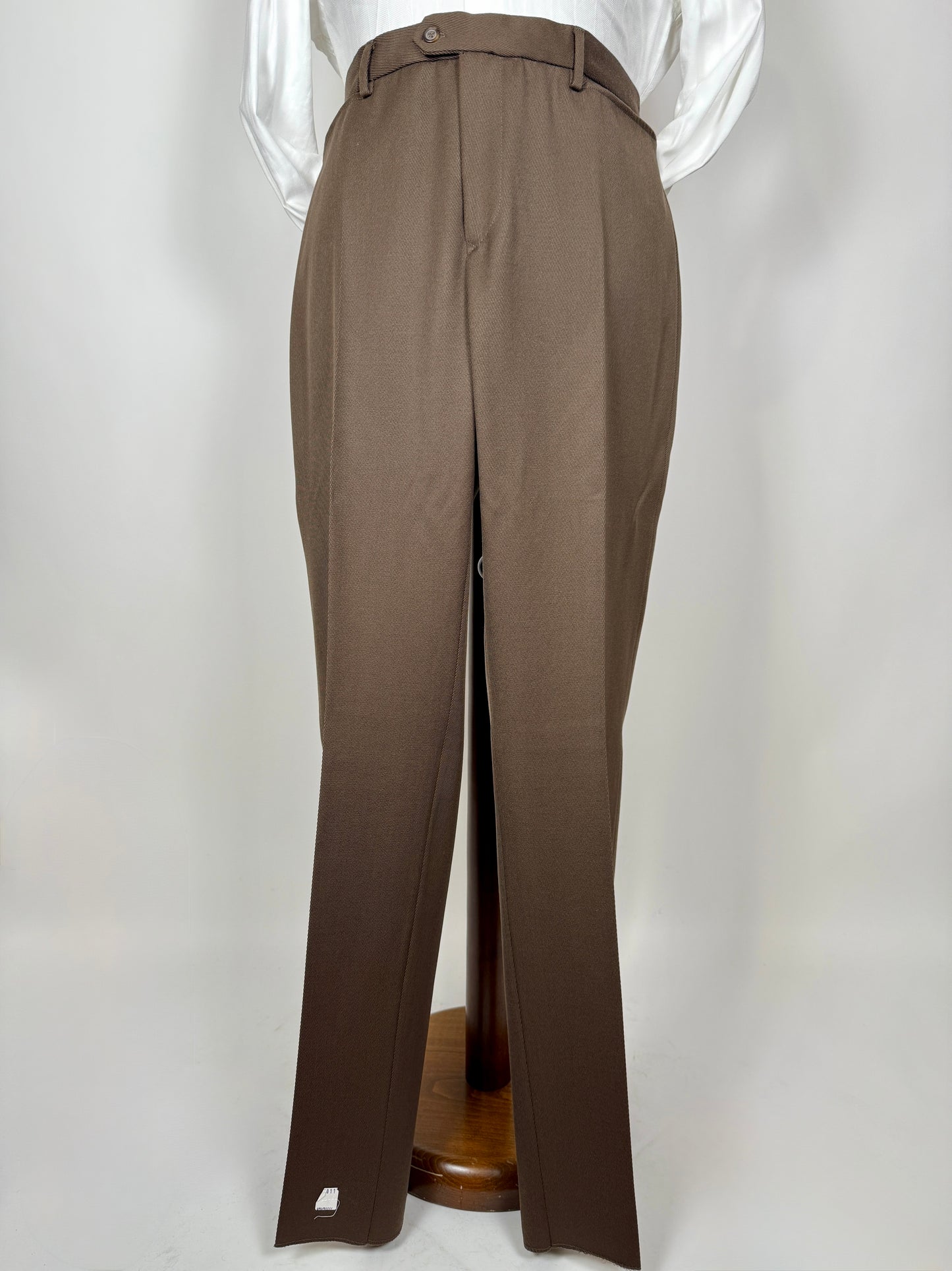 Completo anni ‘90 in twill marrone/cachi (NOS) - tg. 56