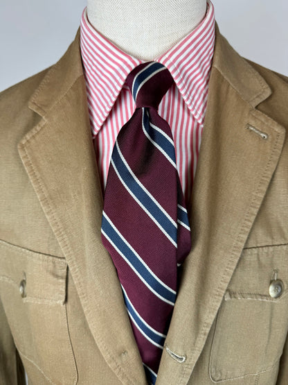Cravatta Brooks Brothers bordeaux righe