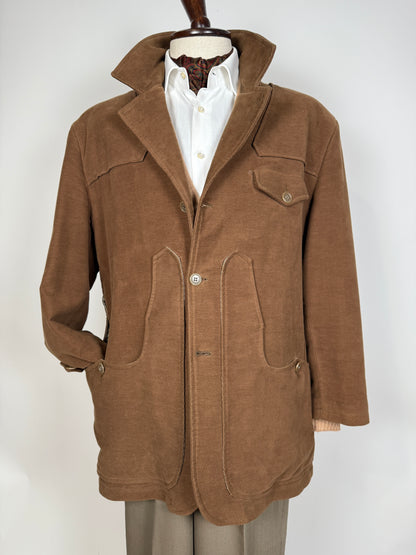 Giacca maremmana in fustagno marrone - tg. 54