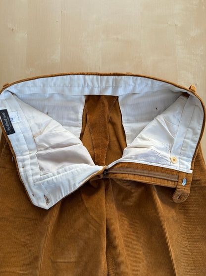 Pantaloni velluto a coste color ruggine - tg. 48