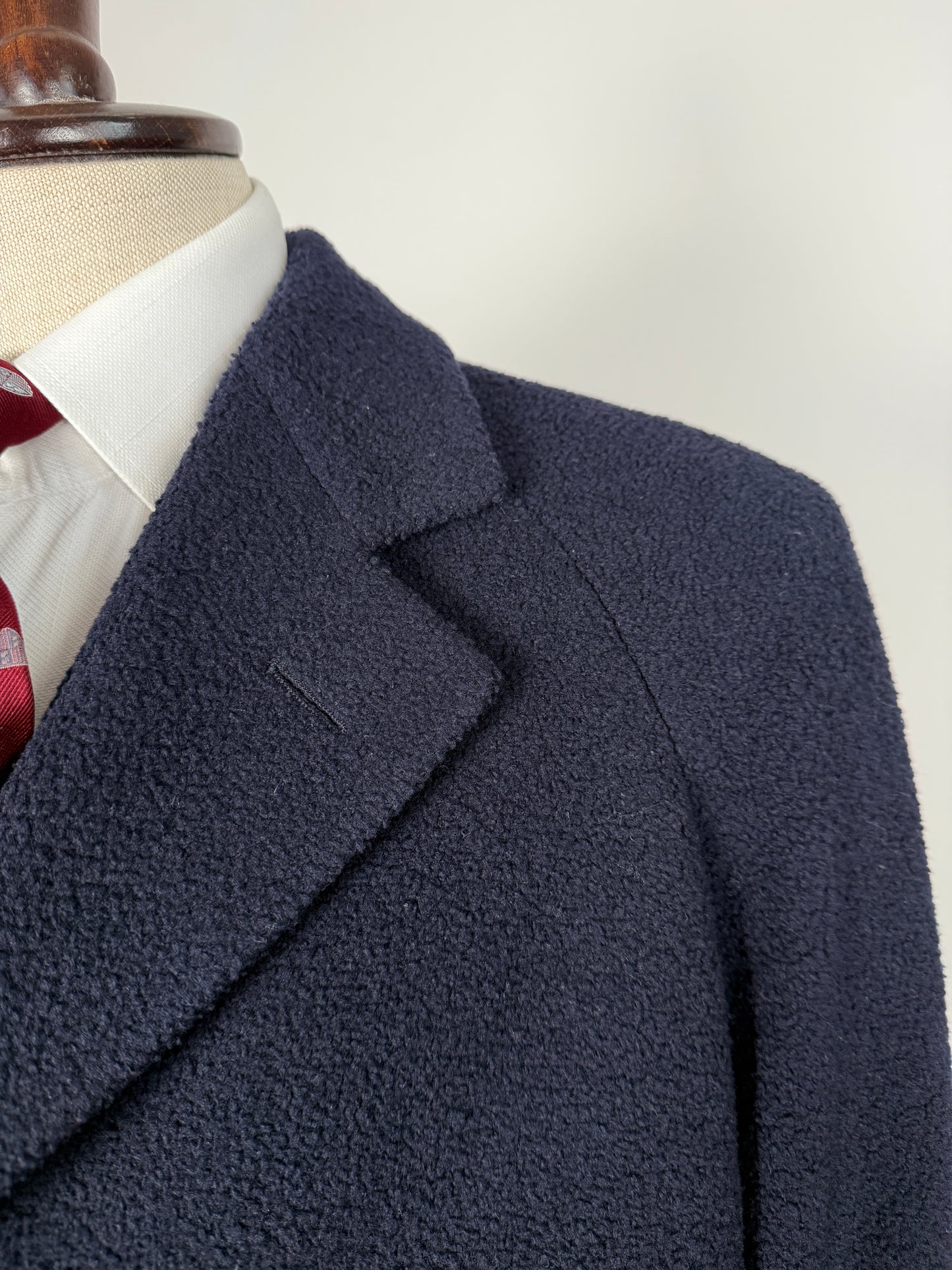 Cappotto raglan E. Zegna in bouclé di lana - tg. 48-52