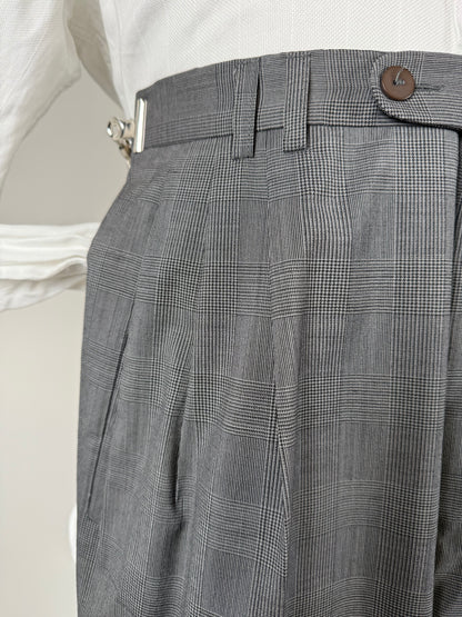 Pantaloni fresco lana principe di Galles anni '80 NOS - tg. 44/46