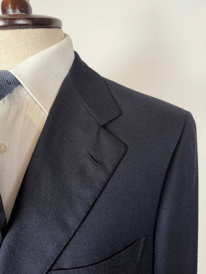 Giacca Brioni flanella lana e cashmere blu - tg. 50