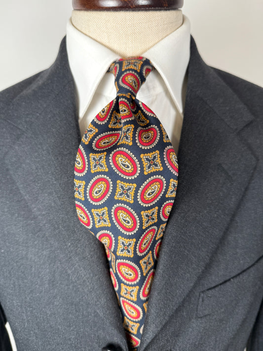 Cravatta Armani fantasia medaglioni