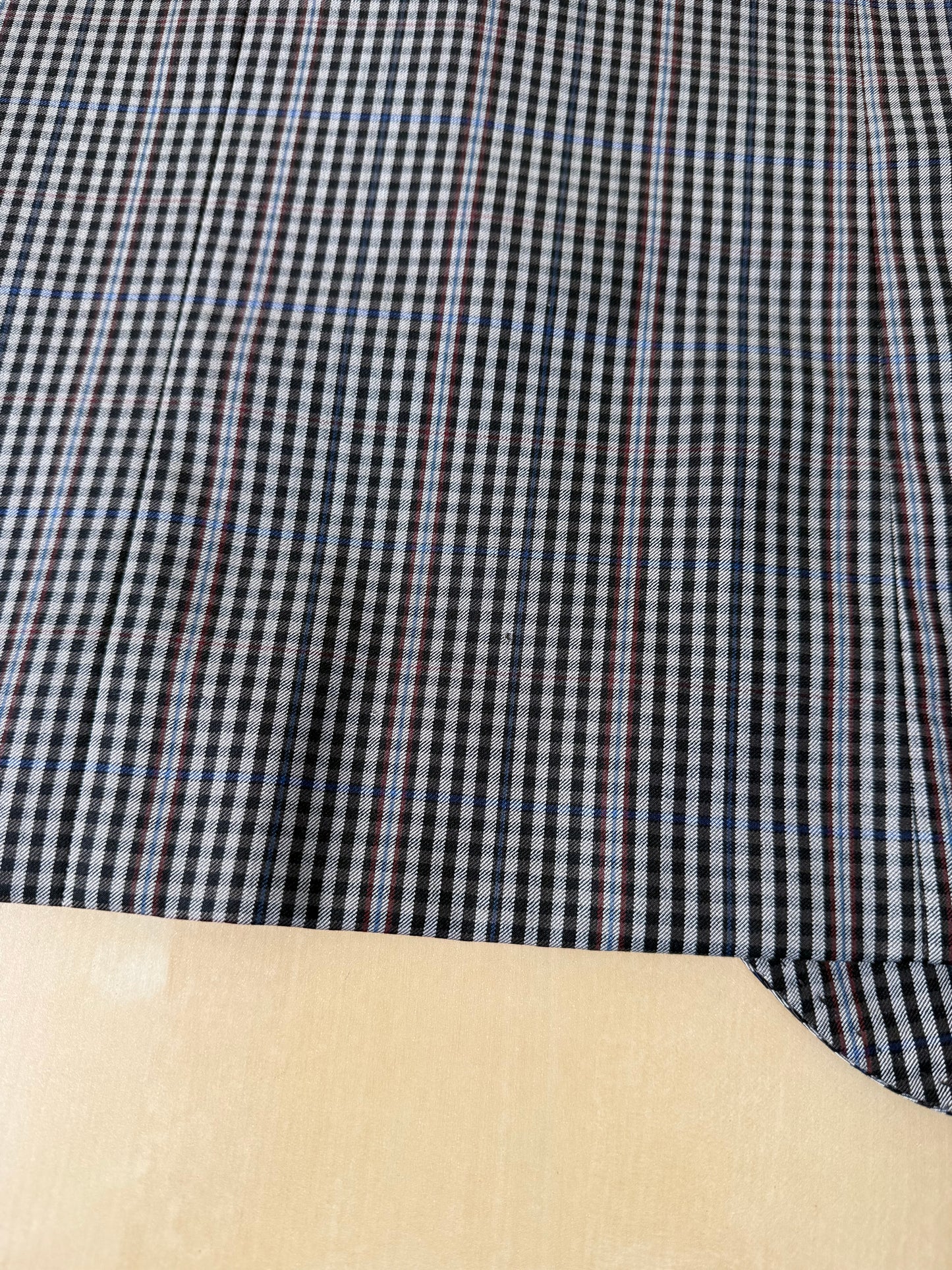 Giacca sartoriale flanella pettinata check - tg. 50/52