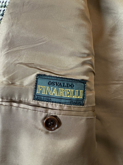 Giacca sartoriale in puro cashmere scozzese principe di Galles - tg. 46