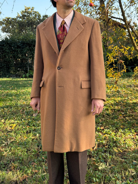 Cappotto cammello sartoriale anni ‘70/‘80 - tg. 48-50