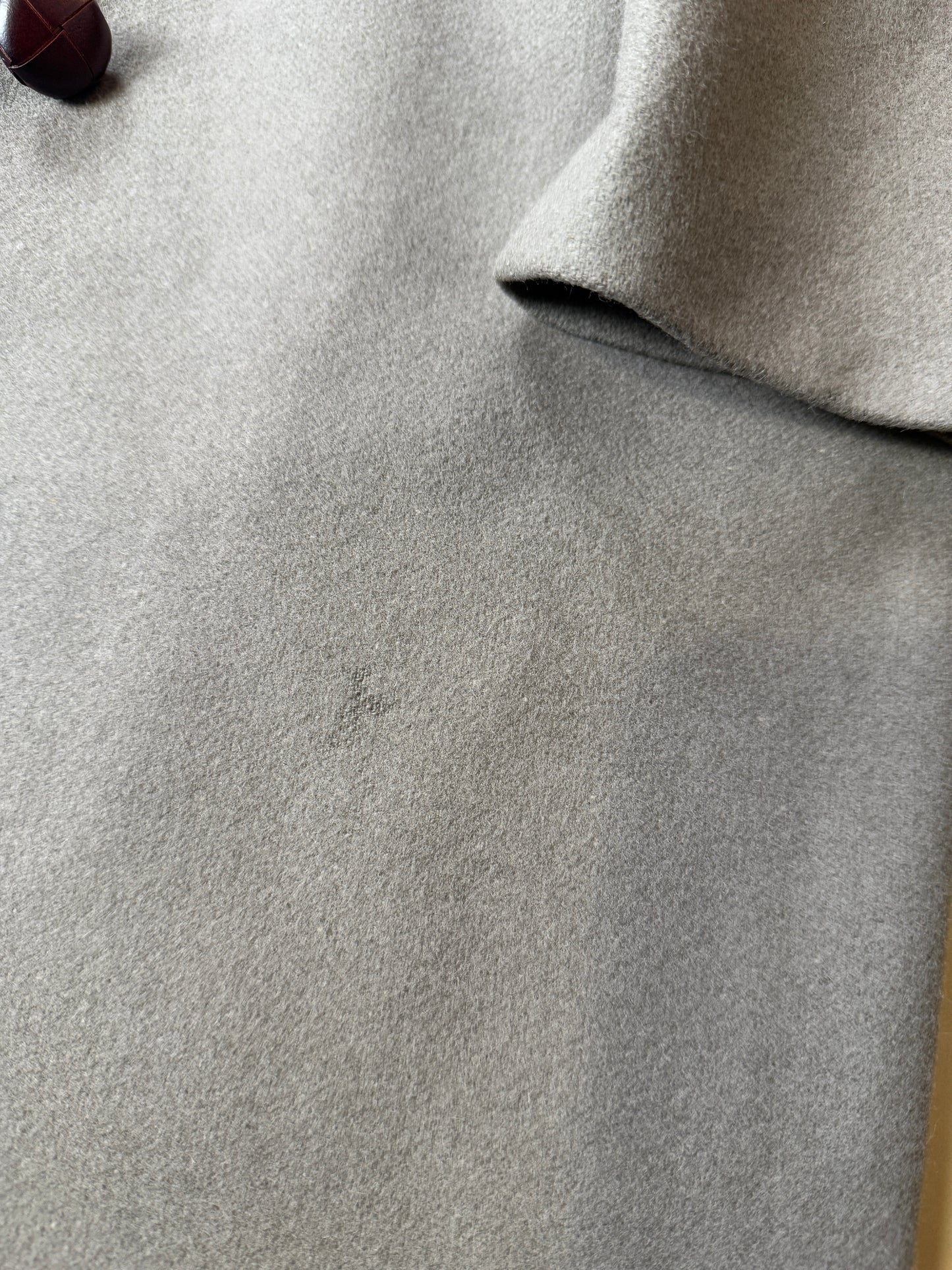 Cappotto De Paz doppiopetto grigio/cachi - tg. 56-58