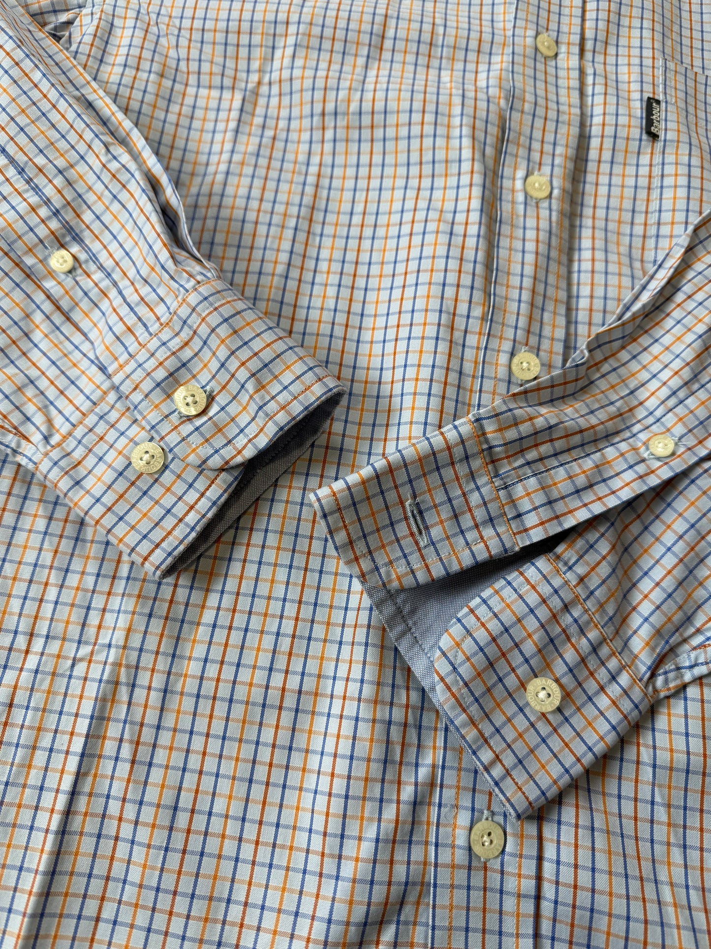 Camicia Barbour Oxford quadretti - M collo 39