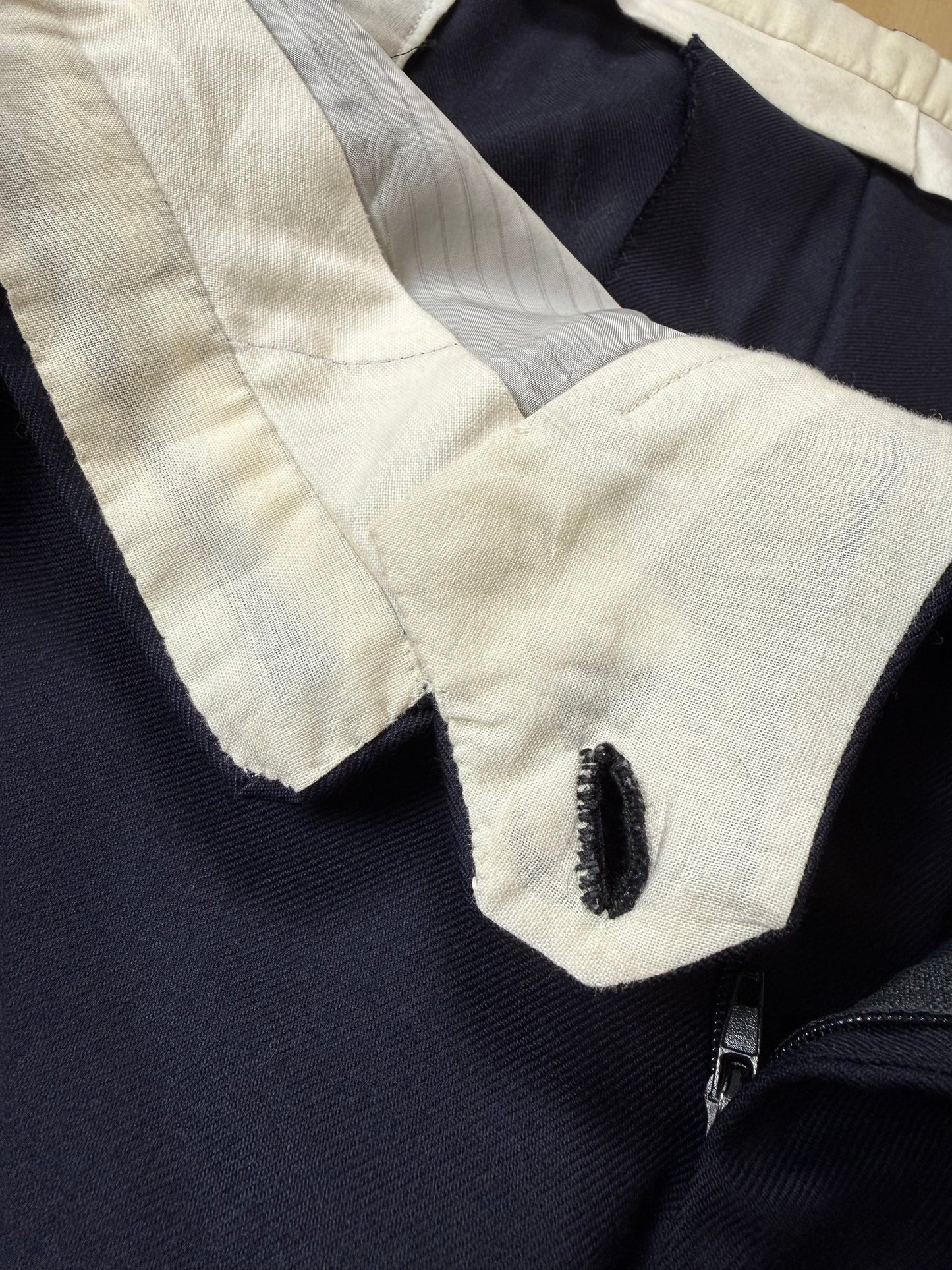 Completo sartoriale anni ‘80 flanella lana e cashmere - tg. 62