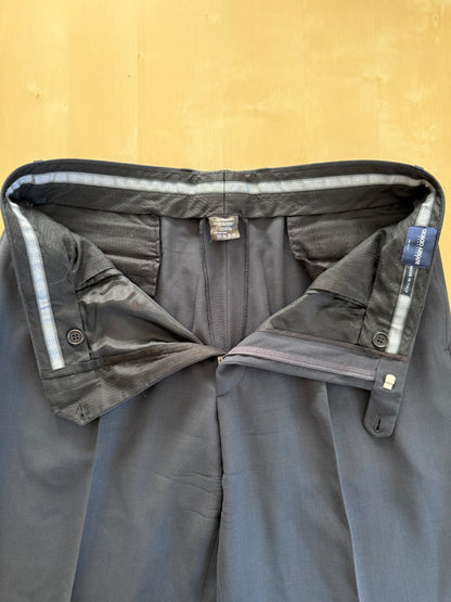 Completo Armani anni '90 fresco lana grigio petrolio - tg. 54