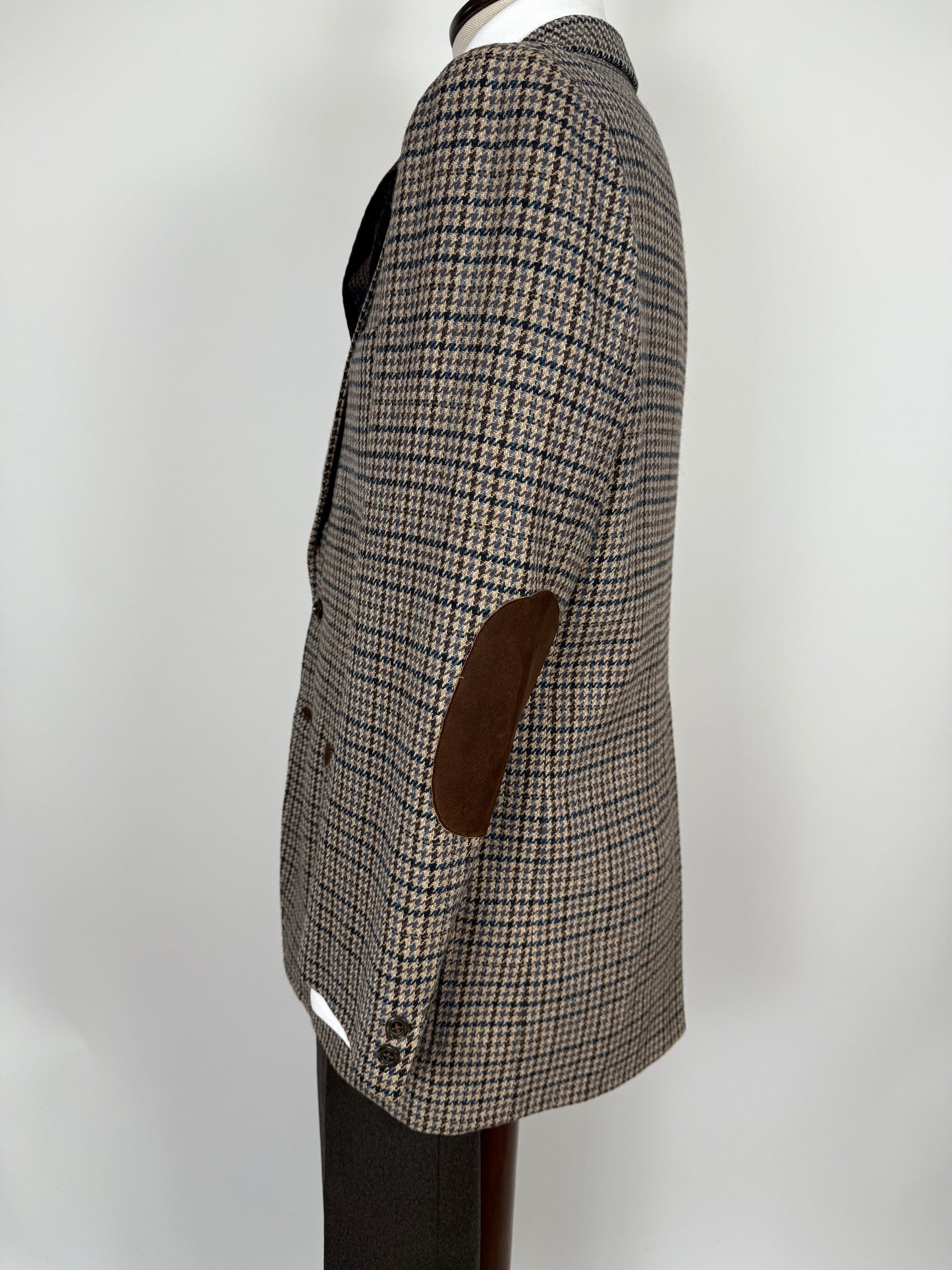 Giacca tweed pied-de-poule Lane Crawford Hong Kong anni ‘60/‘70 - tg. 48/50