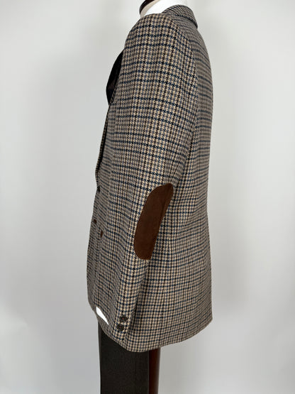 Giacca tweed pied-de-poule Lane Crawford Hong Kong anni ‘60/‘70 - tg. 48/50