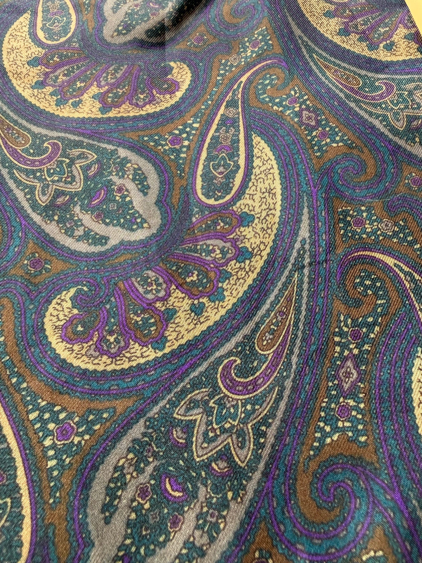 Ascot paisley blu notte