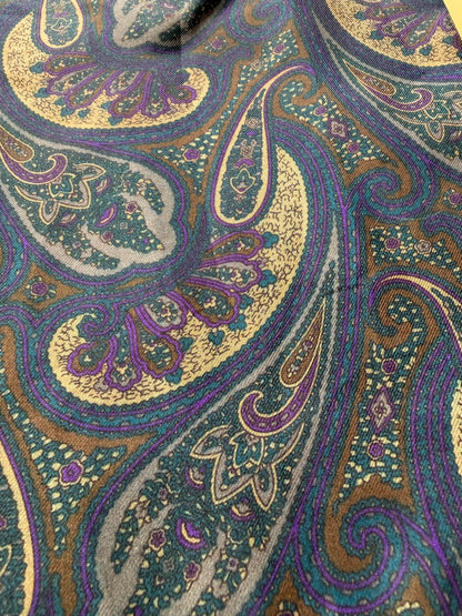Ascot paisley blu notte